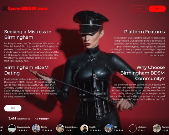 Birmingham Loves BDSM Dating Logo