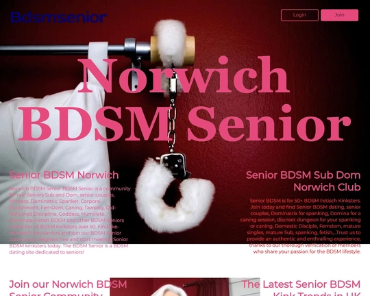 Senior BDSM Norwich Logo
